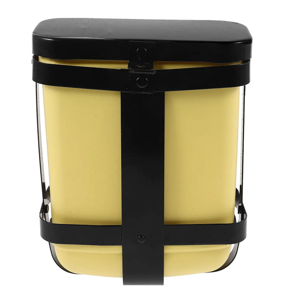

Universal Motorcycle Bumper Mount Storage Bin Heavy-Duty Tool Box with Lockable Cup Holder for Tools Water Bottles Repair Kits