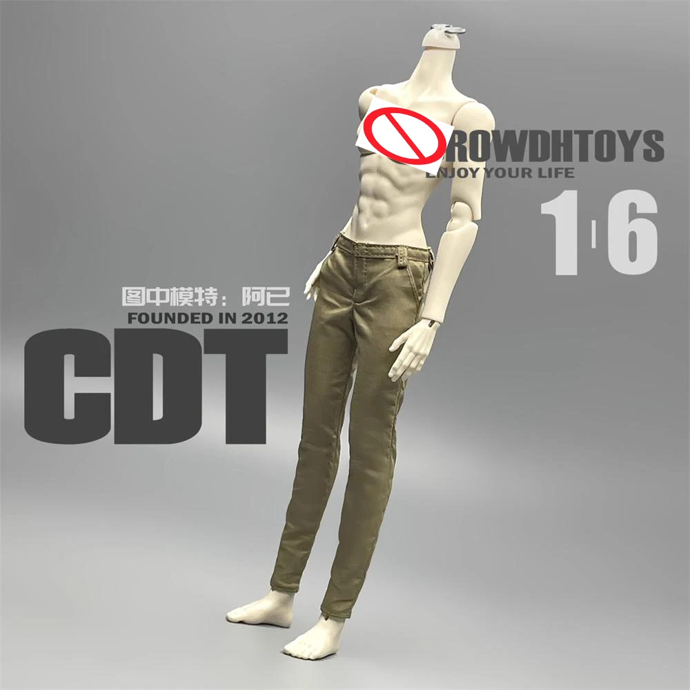 

New Arrival 1/6th Fashion Modern Slim Pant Trousers Multi Color Option No Body No Doll For 12" Narrow Shoulder Slim Body Figure