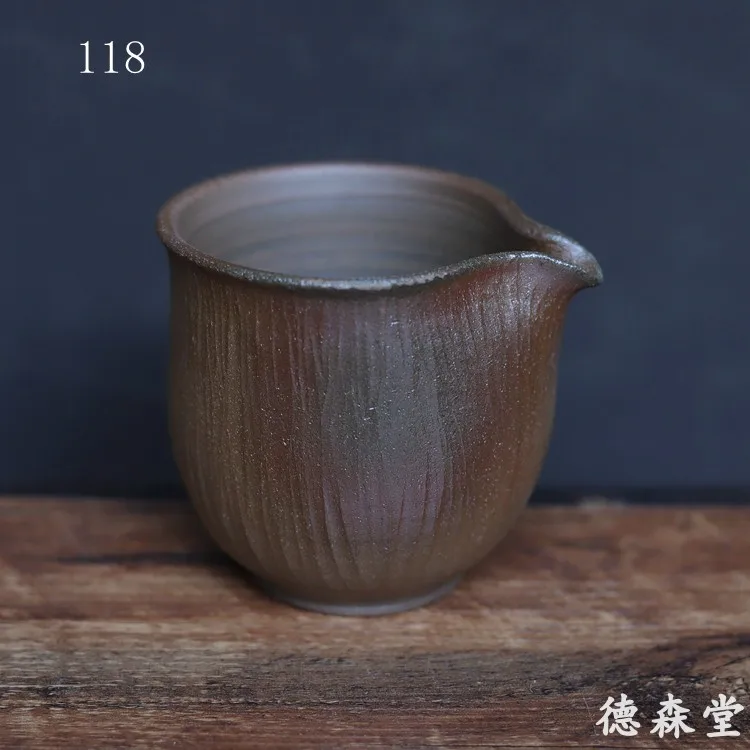 

Firewood Burning Stoneware Pitcher Yunnan Longkiln Handmade Ore Earthenware Kung Fu Natural Dust Glaze Fambe Tea