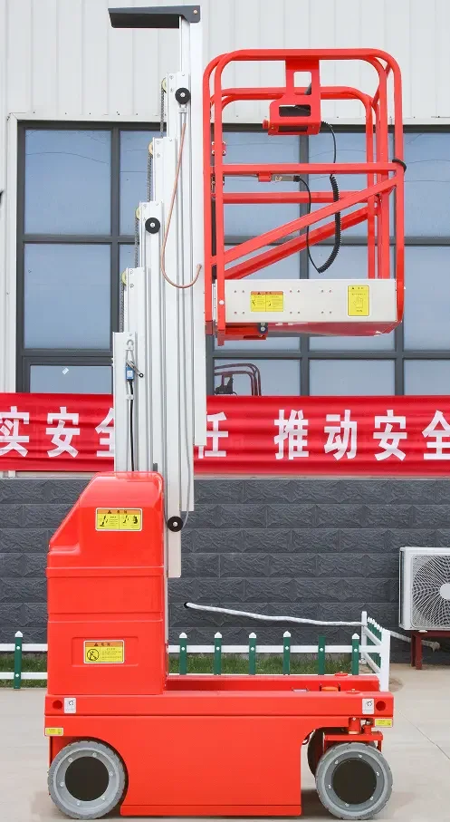 Everlift 150 kg verhoogd werkplatform semi-elektrisch CE ISO goede prijs schaarhoogwerker China vorkheftruck