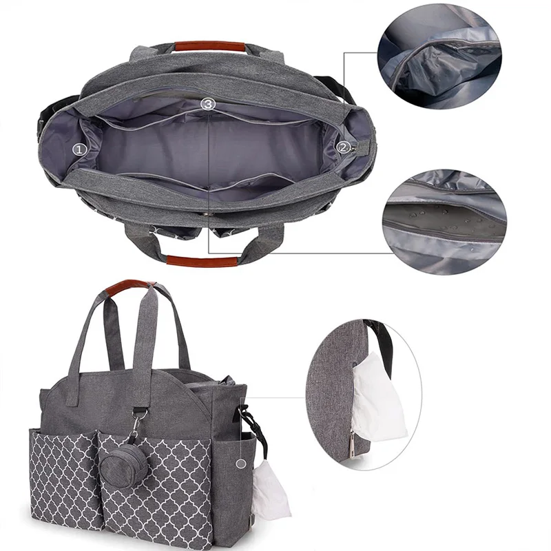 Stroller Accessories Portable Diaper Storage Bag Stroller Bag Baby Care Travel Backpack Mom Gift Handbag Maternity Diaper Mommy