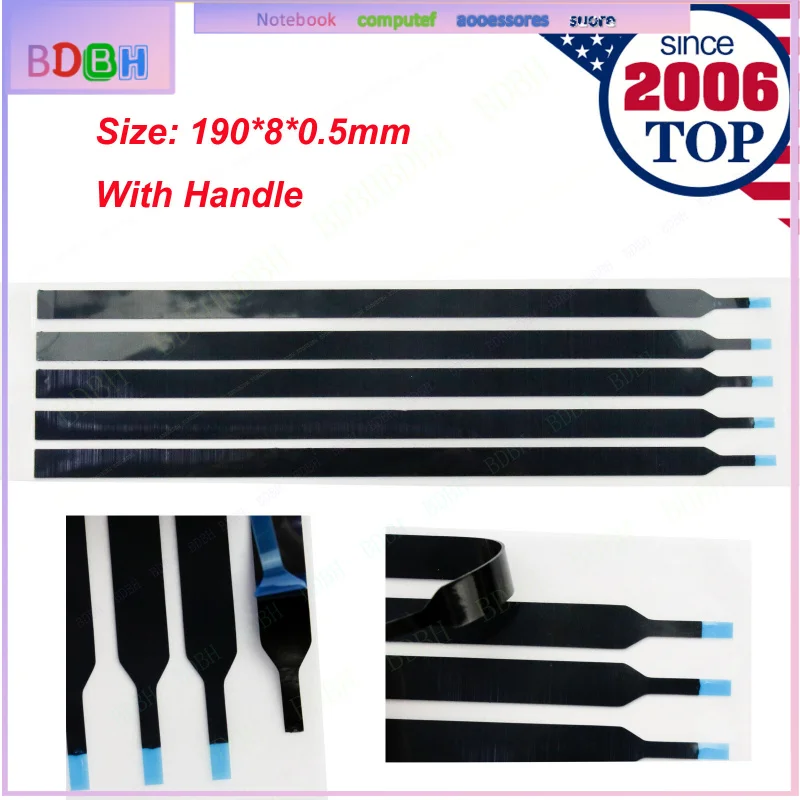 5 Pcs for LCD Screen Pull Tabs Stretch Release Adhesive Strips with Handle US