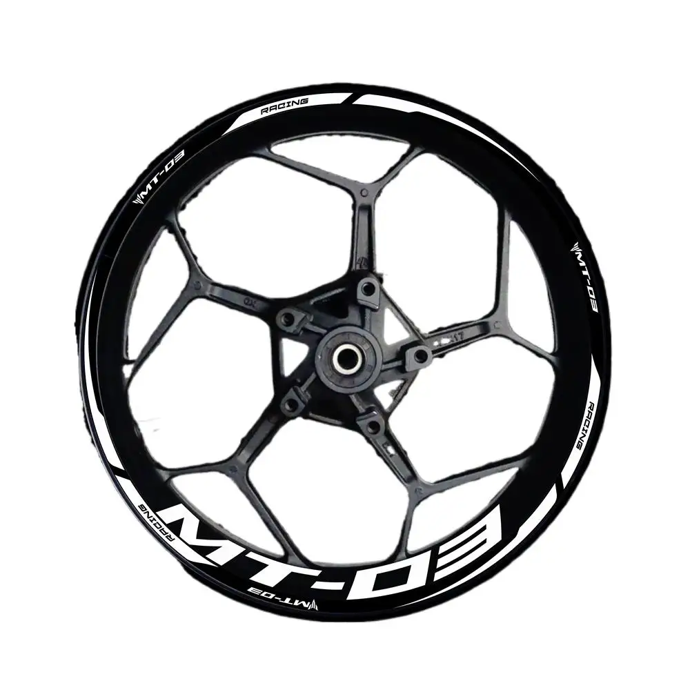 

Applicable to Motorcycle Locomotive MT-03 07 09 10 Hub Rim Steel Rim Waterproof Reflective Sticker Applique