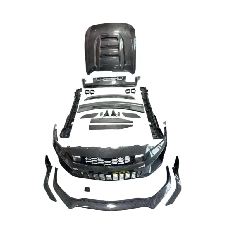 High Quality Dry Carbon Fiber SC Style Body Kit Fit for 2024+ Front Rear Bumper Hood Side Skirt Rear Spoiler Modification Parts