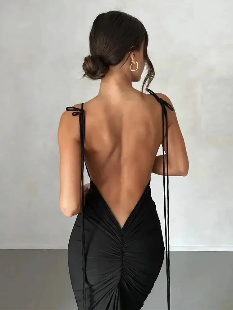 حزام مثير عارية الذراعين فستان ماكسي ملابس النساء أنيقة عيد ميلاد فيستدو الصيف نادي الحفلات Ruched فساتين الوردي بلوزات على الموضة