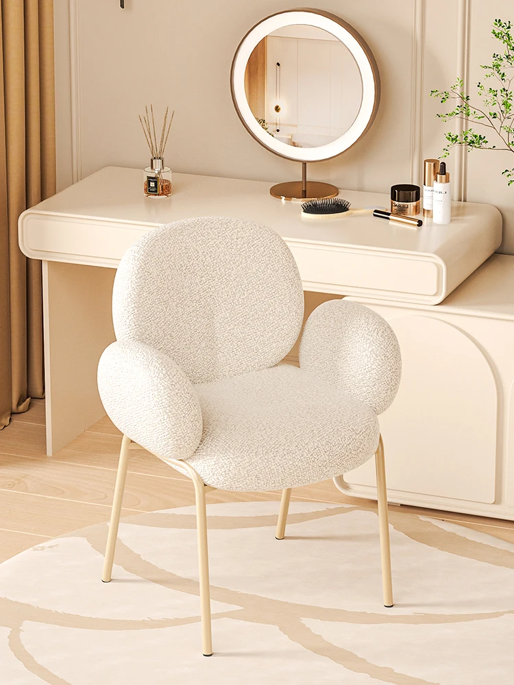 

Nordic Makeup Stools Bedroom Dressing Tables Stools Manicure Chairs Cream Dining Chairs Living rRoom Chairs Furniture Armchair