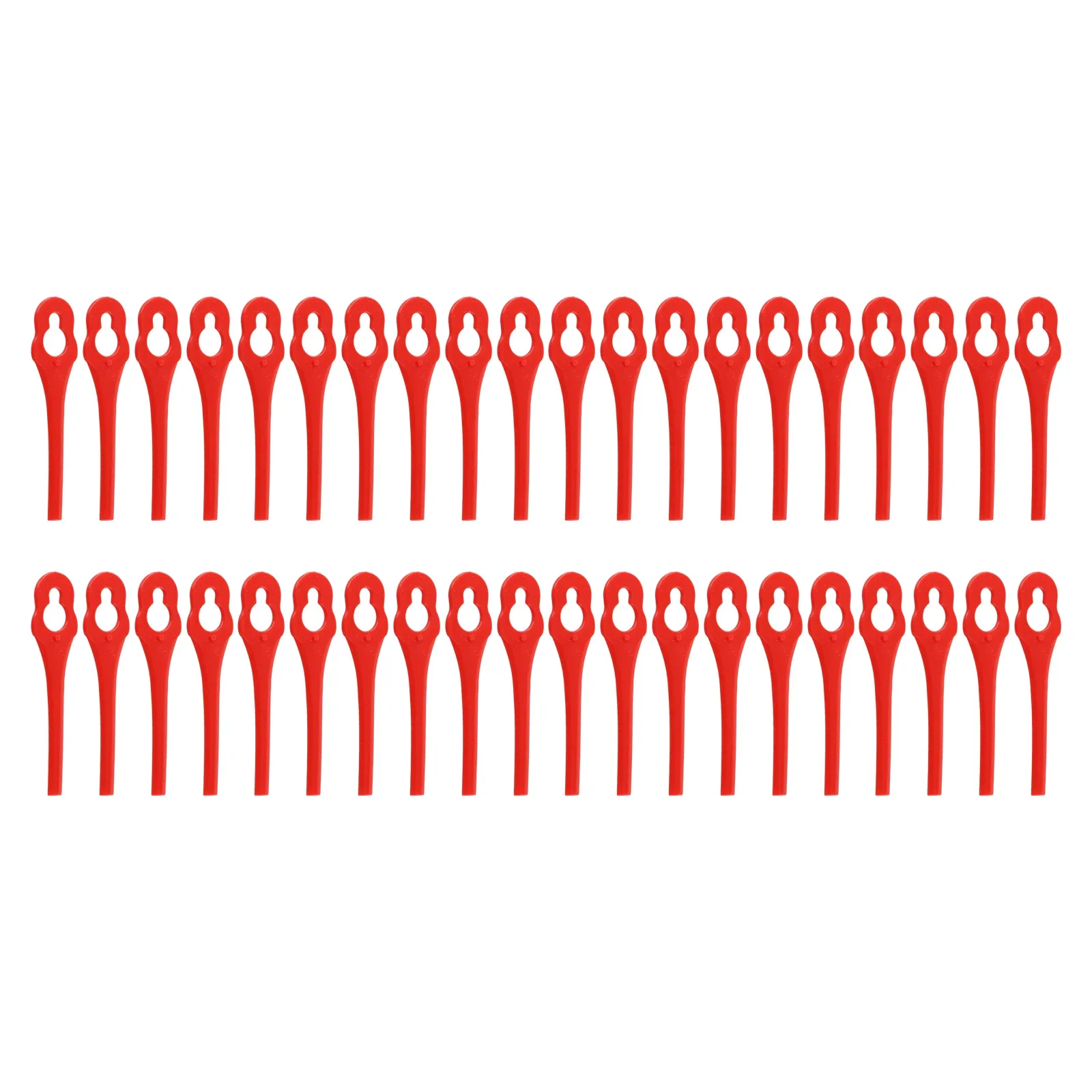 40pcs 83mm Plastic Blades For PRTA 20-LiA1 LIDL IAN 311046 Grass Trimmer Lawn Mower Blades Gardening Power Tool Parts