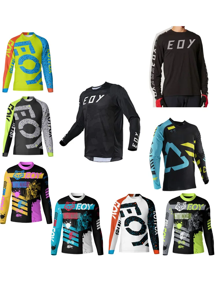 AliExpress Eoyfox Eoy Cycling Jerseys Long Sleeve All Seasons MTB Bicycle T-Shirts Men Women Quick Dry Breathable Man