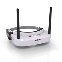 Eachine EV100 720*540 5.8G 72CH FPV Goggles With Dual Antennas Fan 18650 Battery Case For RC Drone