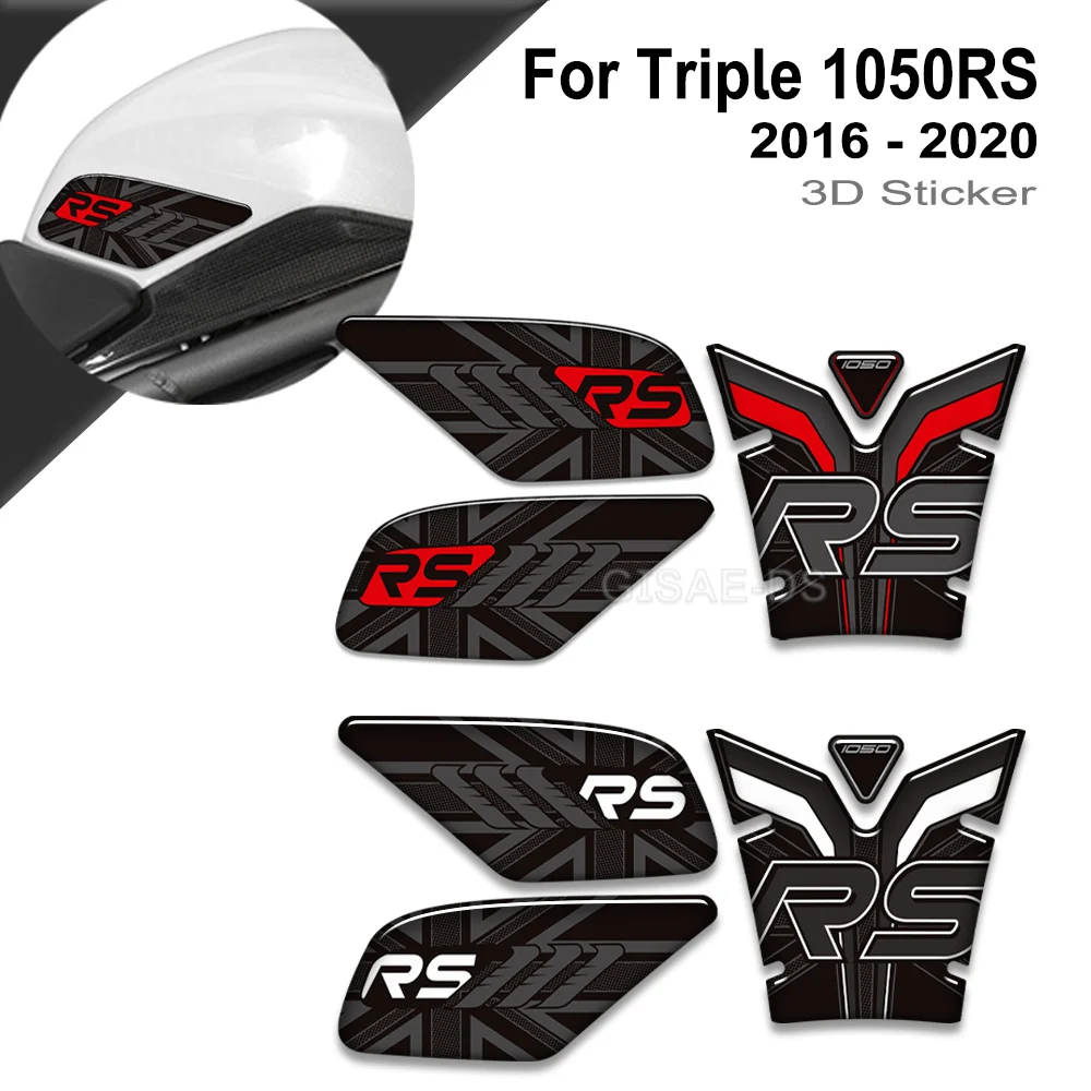 

For Triumph Speed Triple 1050RS 1050 RS Motorcycle Stickers Decals Gas Fuel Oil Kit Knee Tank Protector Pad Grips 2016 - 2020