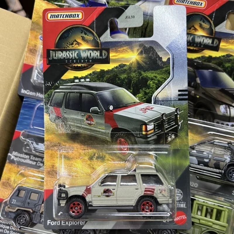 

Новая модель автомобиля Mattel Matchbox, фильм «Мир Юрского периода» с одинаковым автомобилем, имитация автомобиля из сплава, модель автомобиля Benz, коллекция игрушек для мальчиков в подарок