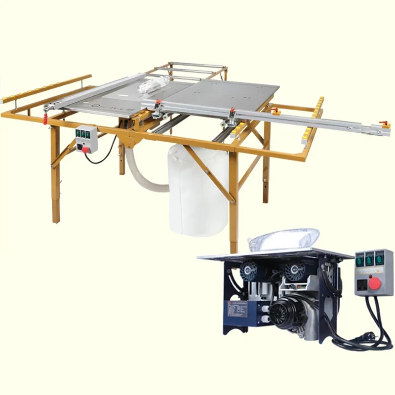 JT-6 Hidden-Track Precision Table Saw | Brushless, Quiet, Dust-Free Parent-Child Saw | All-in-One Saw Table for Wood(Customized)