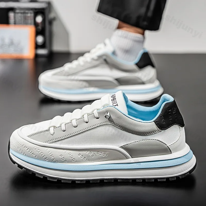 

Men's Casual Shoe 2025 Summer Mesh Breathable Fashion Trend Comfortable Shoes Versatile Thick Sole Outdoor Sport Chunky sneakers