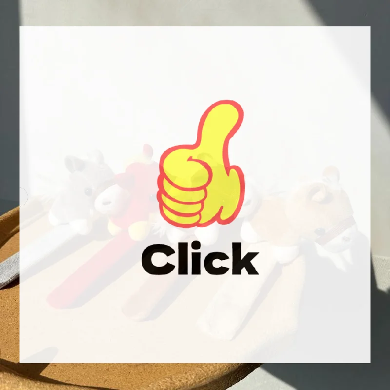 

Cute Little Horse Plush Doll Wristband Snap Bracelet For Kid Gift Stuffed Horse Women Headbands