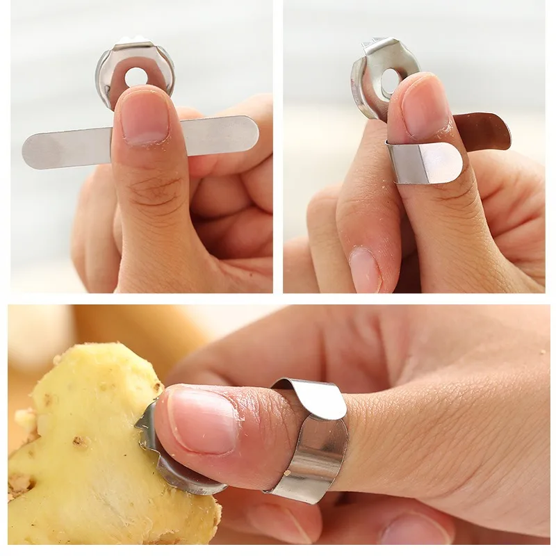 Without Hurting Hands Garlic Peeling Stainless Steel Chestnut Cutter Peeler Curved Design Easy Cleaning Mini Chestnut Peeling