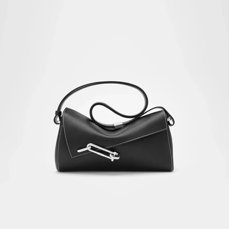 2025 Brand Designer Retro Fashion Interlocking Series Bag Lock Box High-end Ladies Commuter One-shoulder Underarm Bag