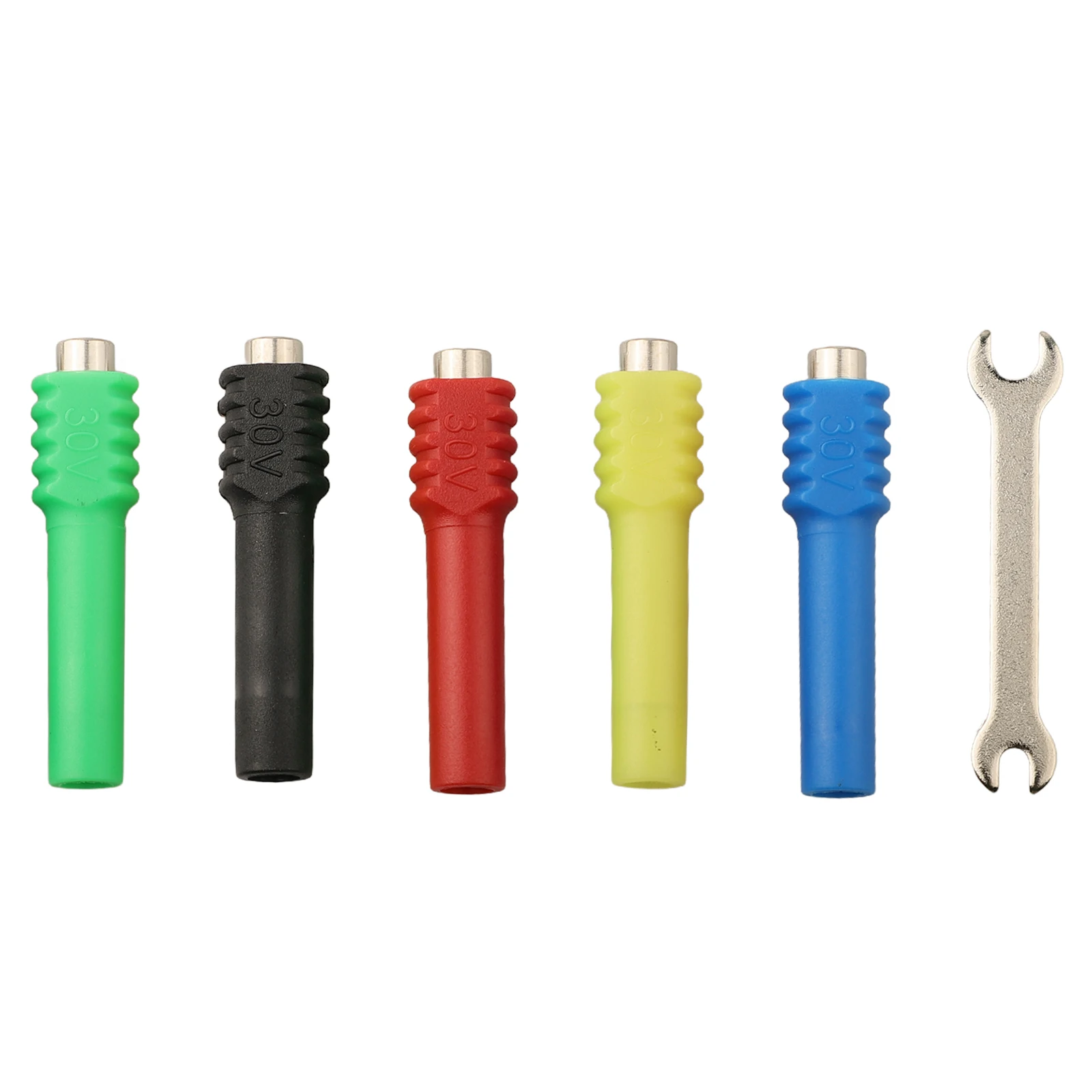 Electrical Testing Banana Connector Leads Black Friction Crocodile Teeth Hassle-Free Usage For Auto Diagnostics