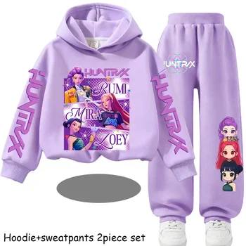 Girls Huntrx Hoodie Set 1