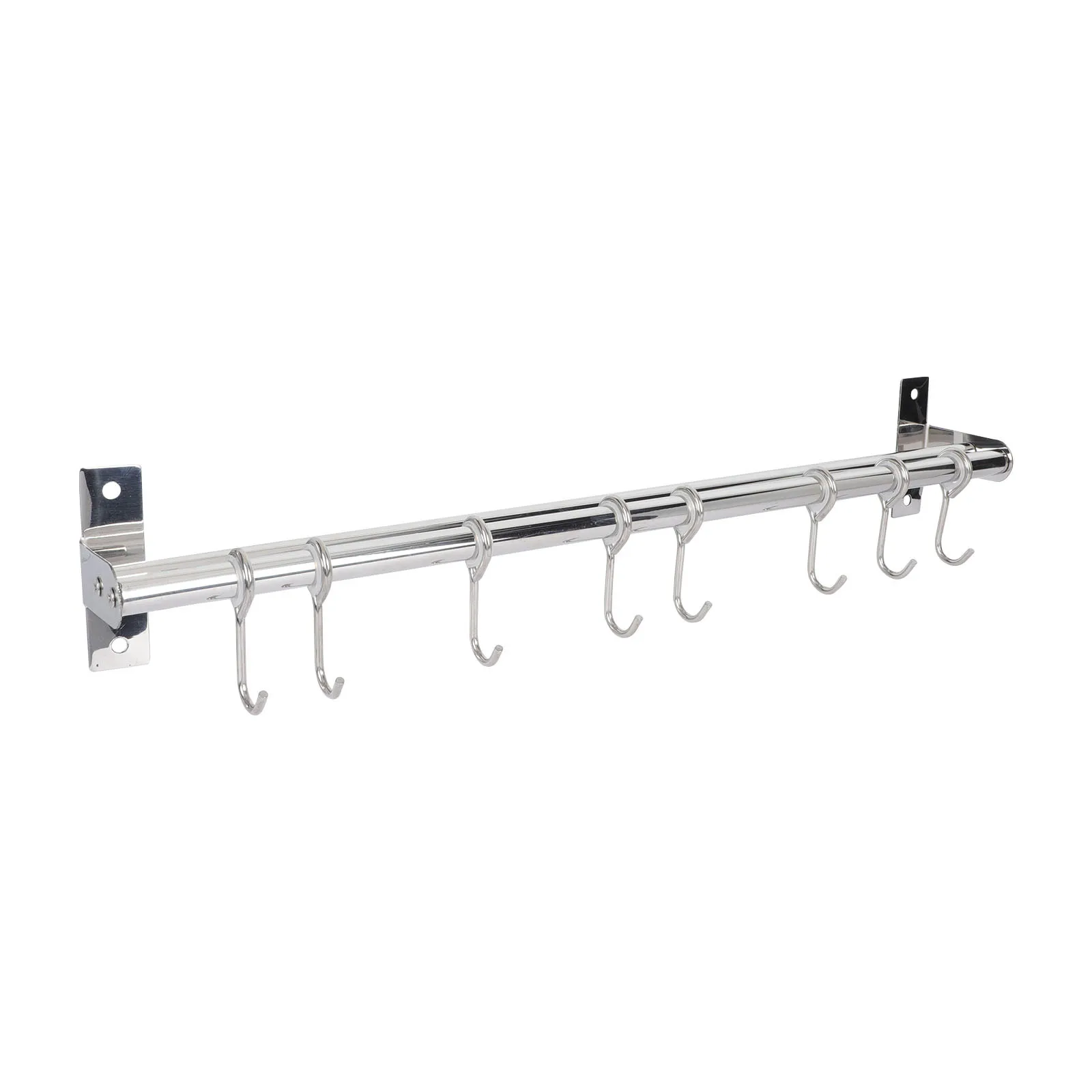 

Stainless Steel Hook Kitchen Hanger Wall-Mounted Utensil Rack Strong Anti-Rust Household Storage Rack Space-Efficient Kitchen