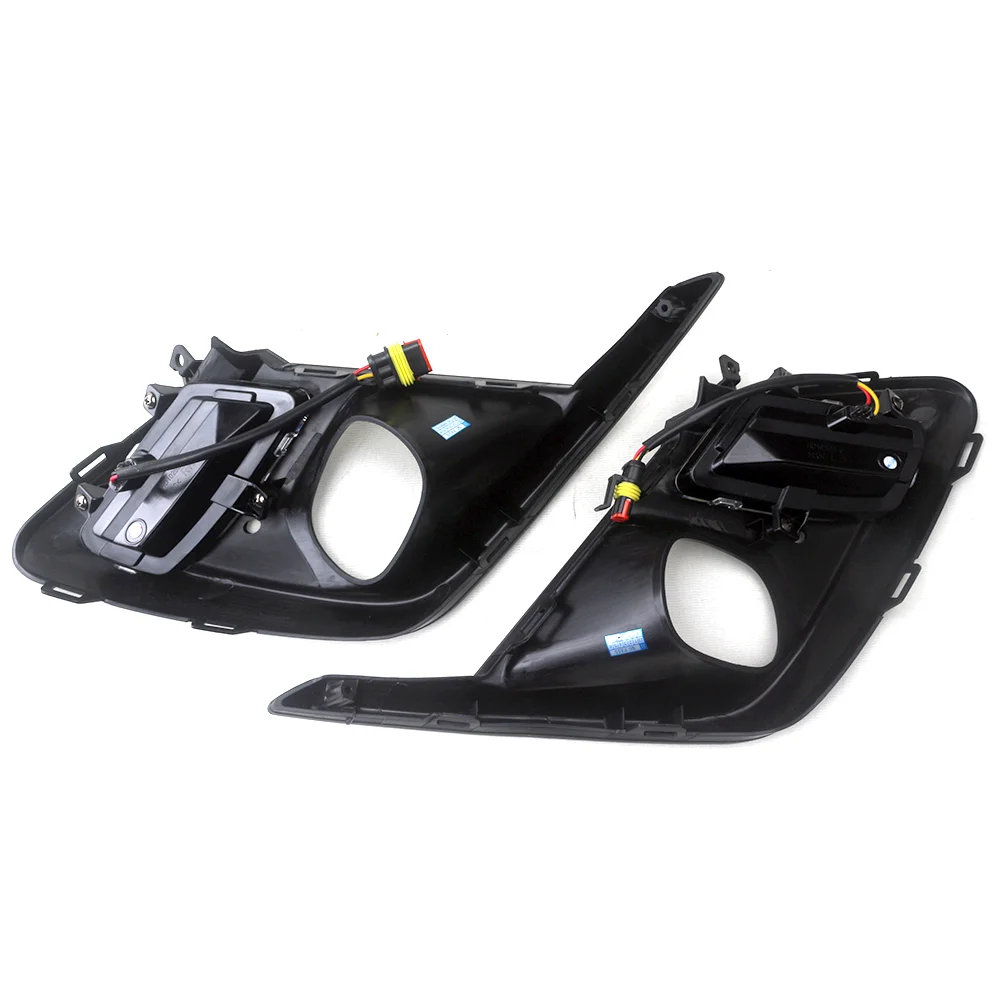 Front Bumper Fog Light Assembly Kit With Switch & Wiring Harness For Honda Fit Jazz GK5 2020 Plug and Play IP67 Waterproof