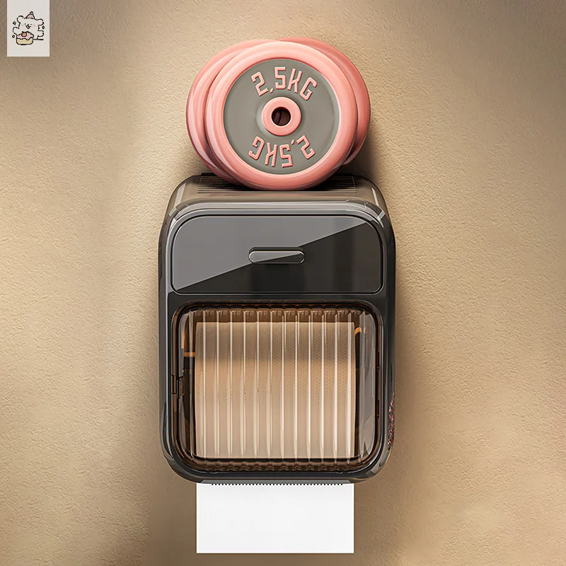 1 * Toiletpapierdoos Toiletpapierrol Opbergrek Badkamer Roller Tissue Houder Wandmontage Tissue Dozen Badkameraccessoires