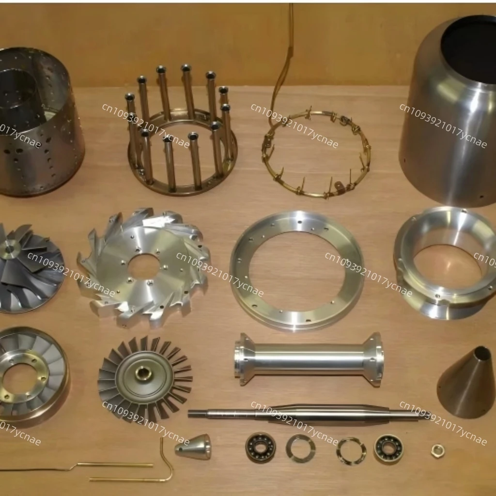 CNC Compressor Wheels/Turbine Wheels/ Ceramic Bearings for Swiwin RC Turbojet Engine Replacement Parts
