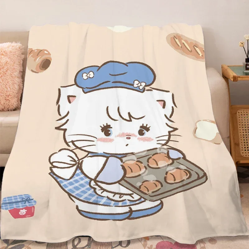 2026 Fleece Blanket A-Mikkos Sofa Winter Fluffy Soft Blankets For Winter Microfiber Bedding Warm Knee Bed Camping Custom Nap Bla