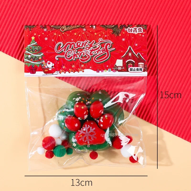 Weihnachten Katze Pfote Squishy Zappeln Spielzeug Nette Langsam Rebound Stress Relief Spielzeug Prise Dekompression Weihnachten Neujahr Geschenk Party Gefälligkeiten