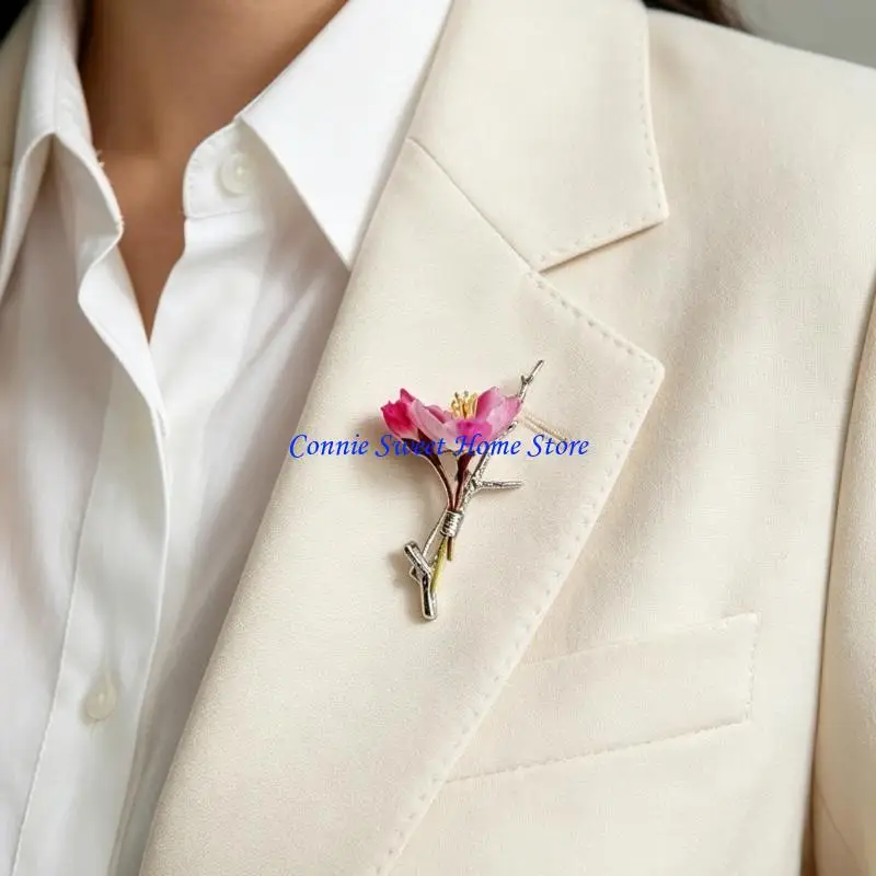 LXAF Artistic Bouquet Brooch Statement Pieces For Fashion Lovers