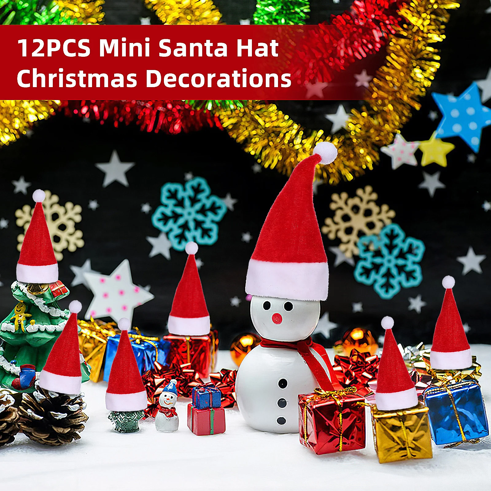 

Christmas Accessories Crafts Decorations Lollipop Hat Decorative Santa Adult Hats