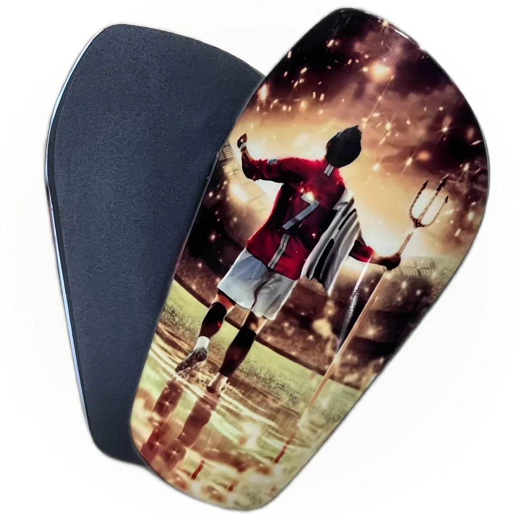 High-Quality Cartoon Element Football Leg Protector Football Gear with Fun Design Sports Protection Equipment-1 Pair