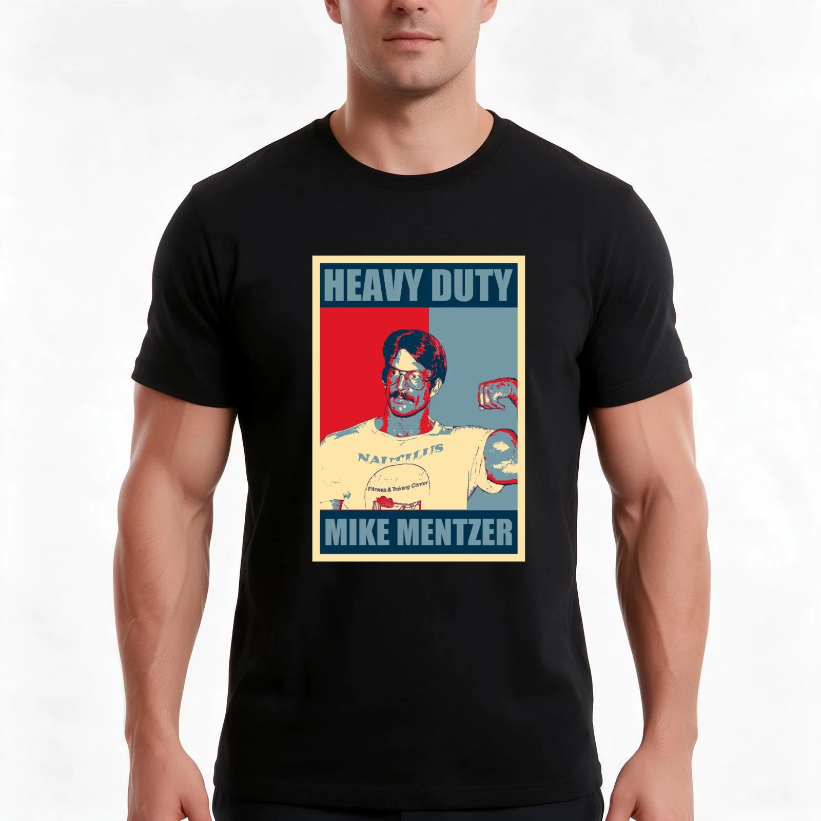 Mike Mentzer - Heavy Duty Hope T-Shirt Summer Casual Cotton Tee Oversized Streetwear Tops Vintage Graphic Print 100% Cotton
