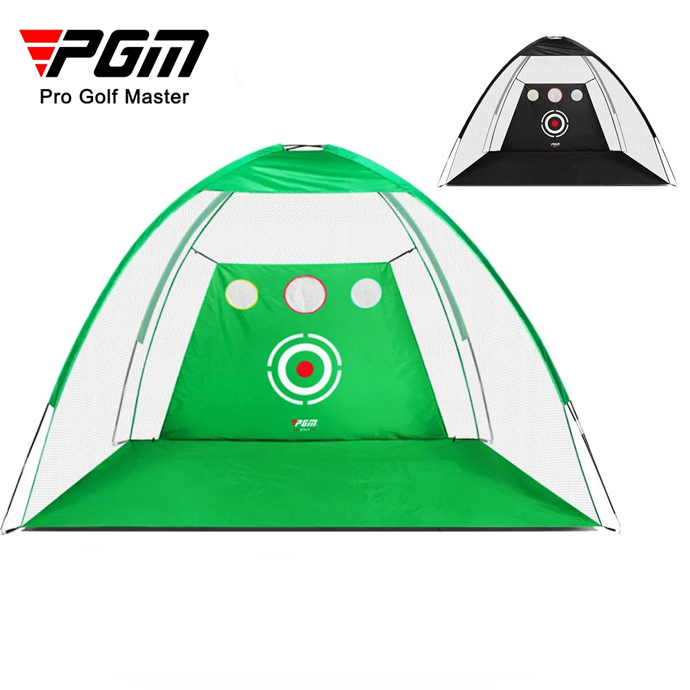 PGM 2/3m Indoor Golf Training Net Foldable Targeting Tent Cage Practice Driving Football Durable Polyester Oxford Fabric LXW013