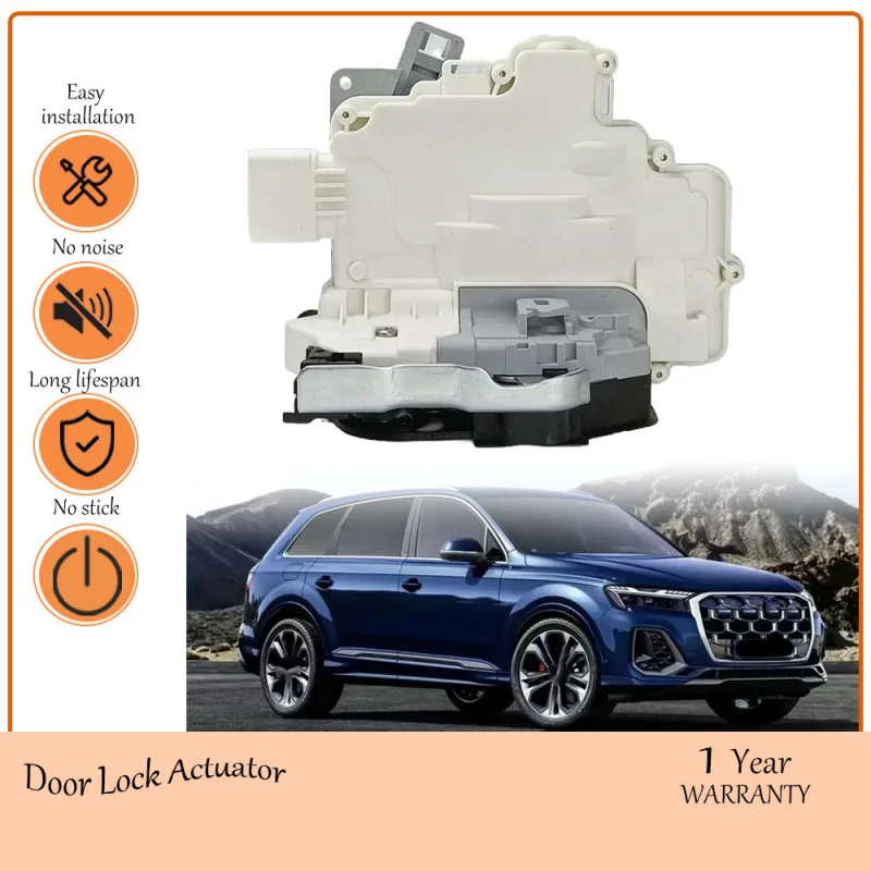 Защелка привода замка задней левой двери автомобиля подходит для VW Touareg Audi Q7 2018-2024 A6 Q3,oem 4G0839015