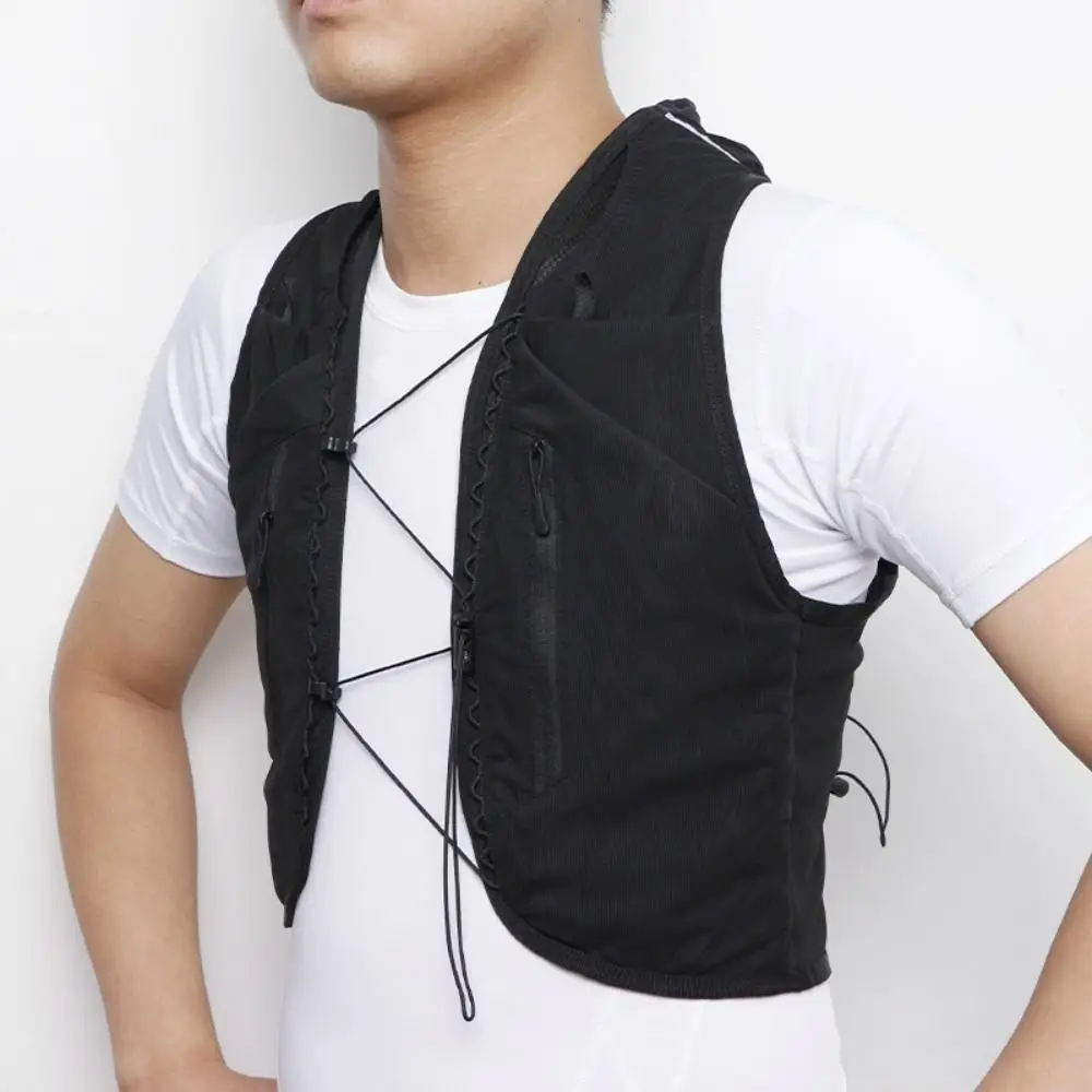 

Phones Wallets Hydration Vest Pack Water Bottle Storage Large Capacity Running Backpack Breathable Lightweight
