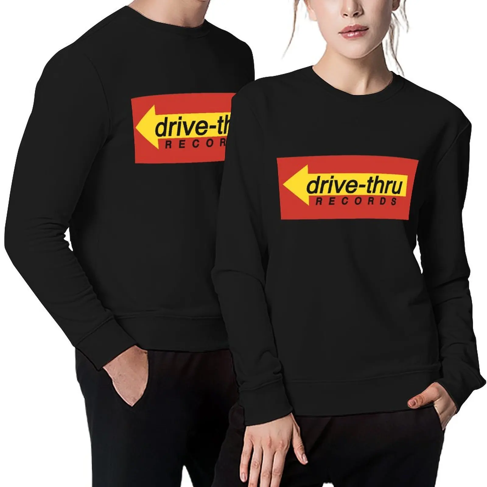 

Drive-Thru Records Logo Classic Pullover graphic t shirts men autumn jacket men tracksuit mens clothes graphic sweatshirts