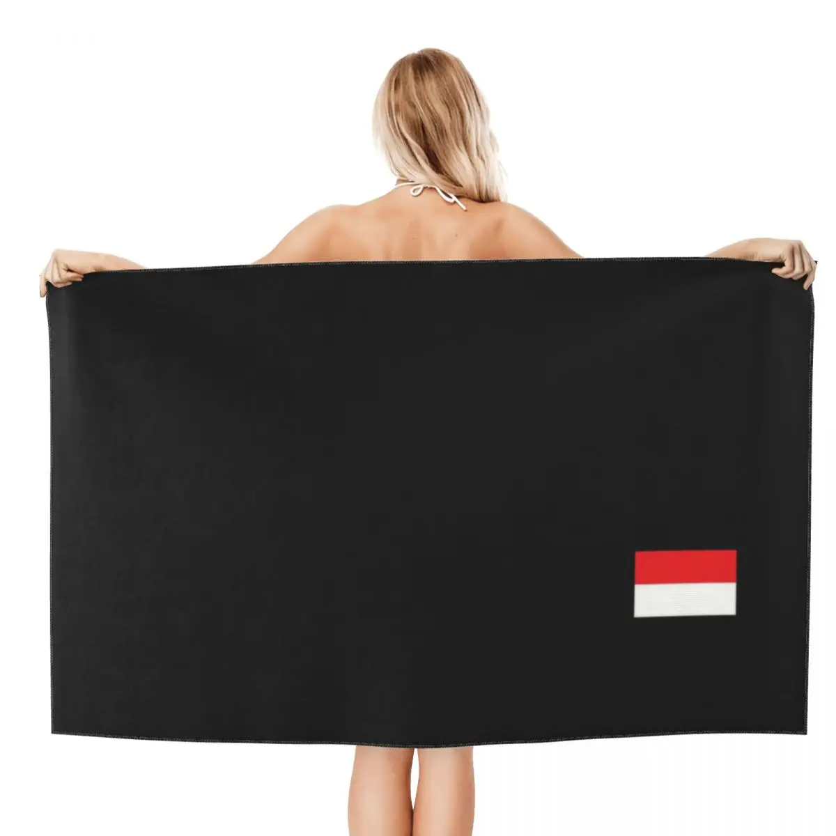 Customized Flag Of Poland Beach Towel Quick Drying Polska Polish Patriot Super Soft Microfiber Shower Sauna Towels