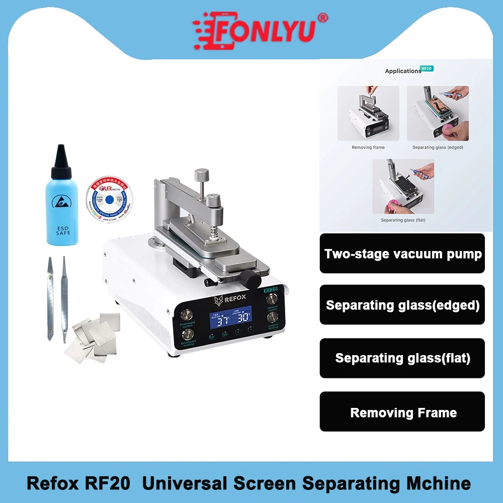 novecel-rf20-universal-screen-separating-machines-with-dual-stage-pump-for-samsung-s25ultra-screen-glass-frame-reapir-tool-kits