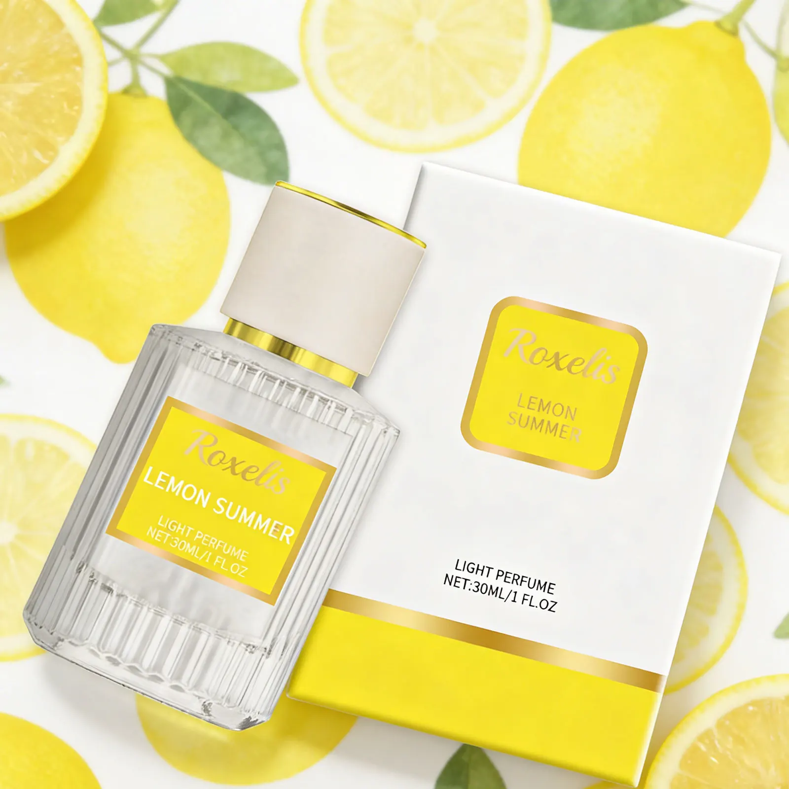 

Парфюмерная вода Roxelis 30 мл с ароматом лимона, свежий летний стойкий аромат, элегантный и гламурный подарок для женщин, легкий и очаровательный парфюм.