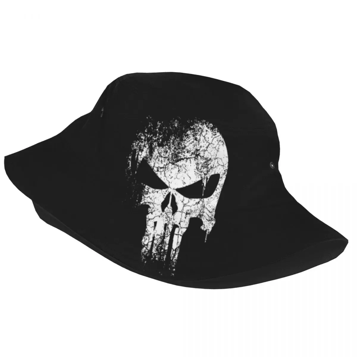 Skeleton Skull Heavy  Bucket Hats Unisex Personalized Summer Travel Beach Hats