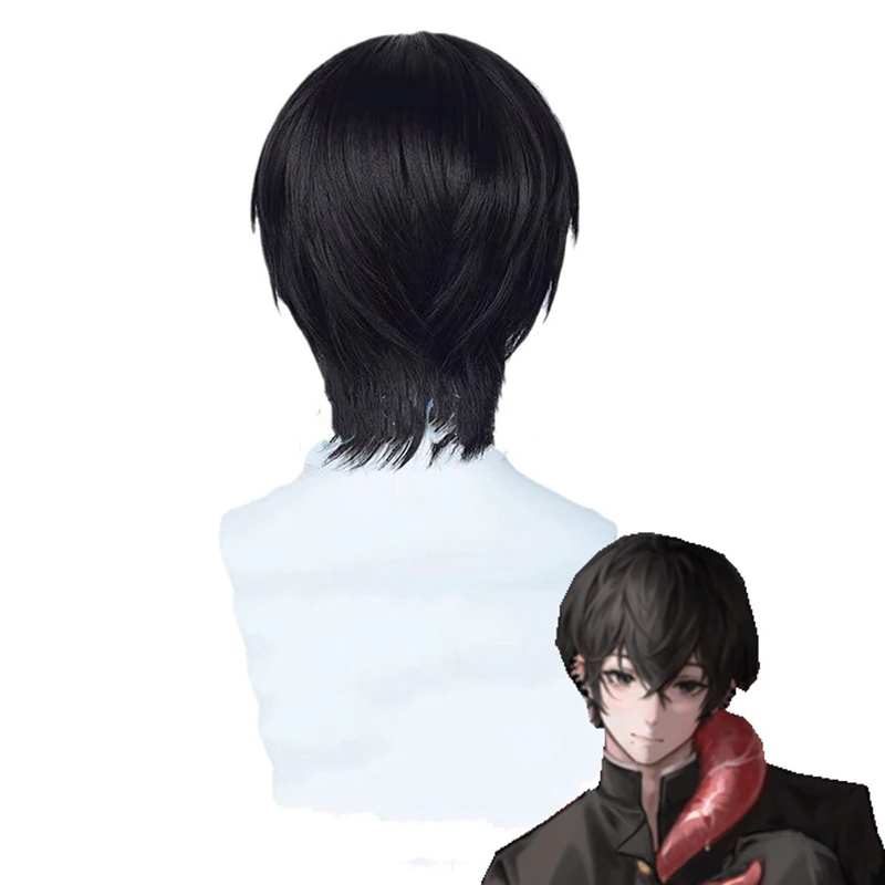 Yoshida Hirofumi Cos Kopfbedeckung Mann Tägliche Kleidung Spiel Kopfbedeckung Simulation Kurze Haare Anime Kettensäge Mann Rolle Modellierung Perücke