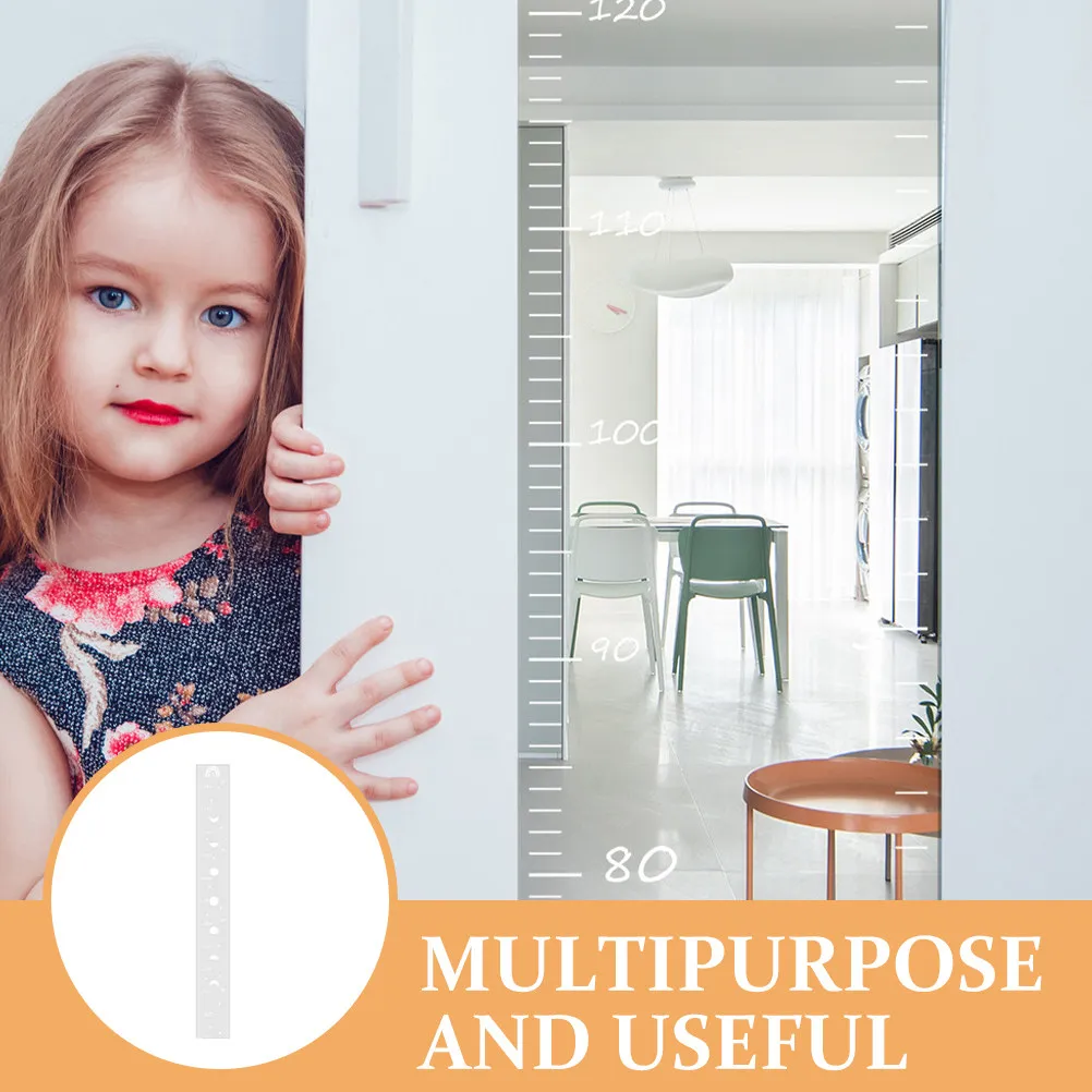 

Наклейка на стену для измерения роста, акриловое зеркало, измеритель роста для детской комнаты, декор для детской, линейка для измерения роста, модный декор для комнаты