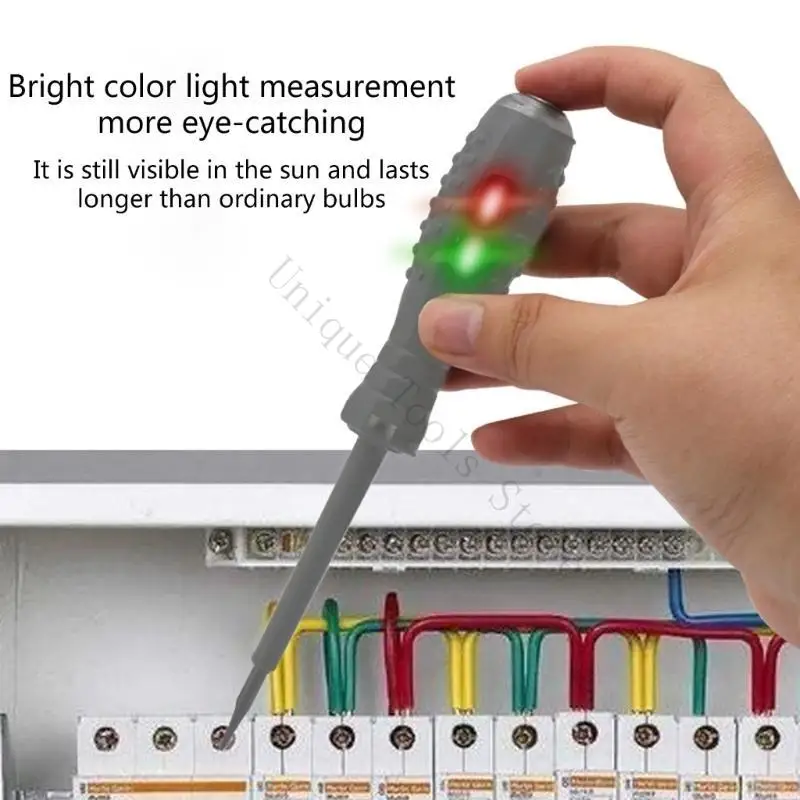 M89A Portable Electrical Circuit Tester Pen Versatile Detector Pen with LED Light for Accurate Analysis & Safety