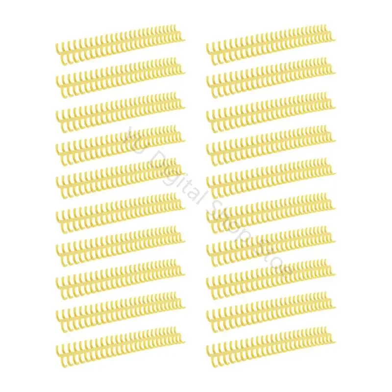 96BA Büro-Binderinge, Kämme, 30 Löcher, 12 mm Kunststoffrücken für die Neuordnung von Seiten – Detail 4