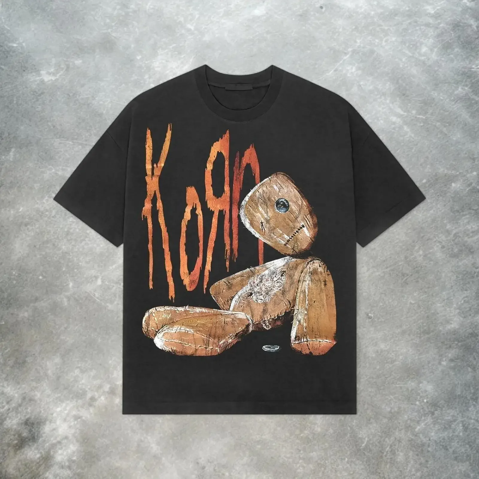 Korn Issues T Shirt Y2K Vintage Metal Band vintage Washed Stylish Breathable graphic Top For Everyday Wear Versatile Soft