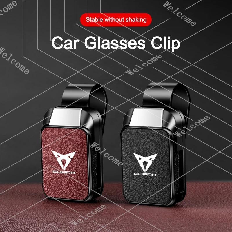Car Sun Visor Glasses Clips Magnetic Glasses Storage Accessories For Cupra Raval Born Leon Formentor Ateca Terramar valve core