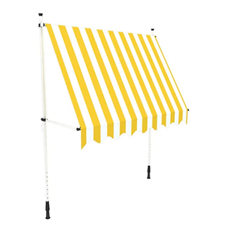 Customizable Manuel or Motorized Window Awning blinds sunshade rain Balcony Retractable Awning Outdoor