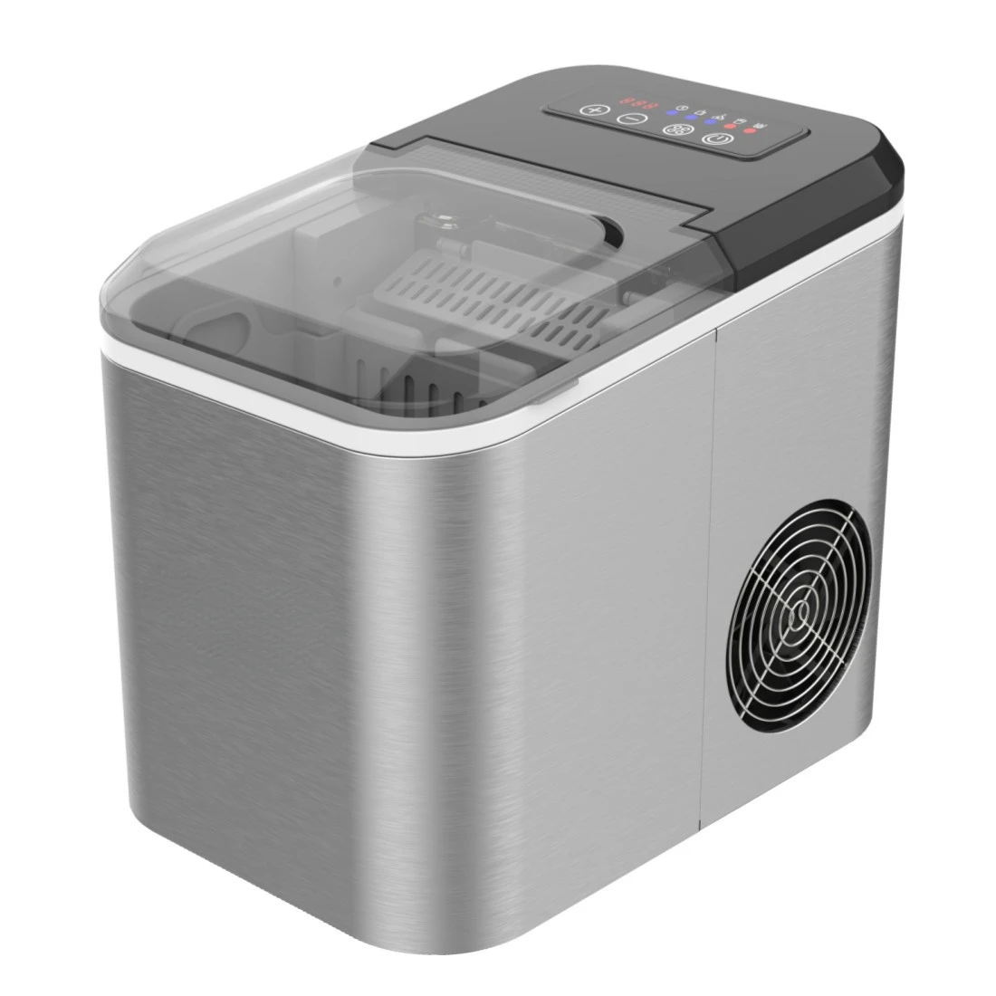 Portable home ice Maker 240V110V Mini automatic cleaning stainless steel