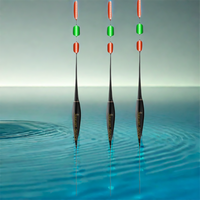 New Smart LED Indicator Fishing Float Highly Sensitive Electronic Strobe Remind Long Tail Buoy Night Fishing Glowing Buoys 1PC