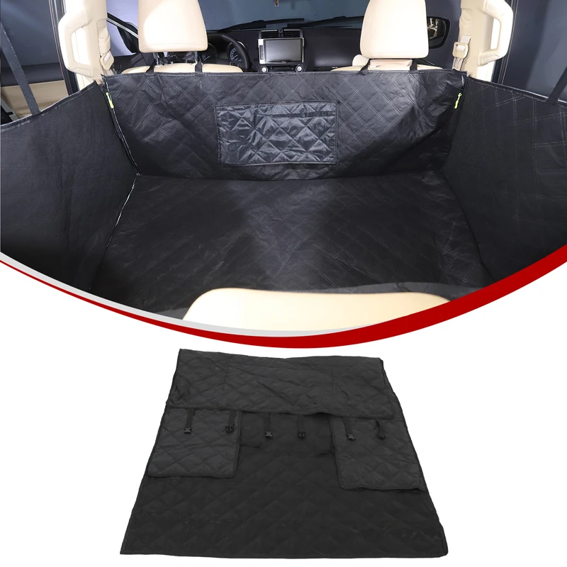 

For Toyota Land Cruiser Prado 150 2010-2023 PVC black car trunk pet anti-dirty mat car interior modification accessories